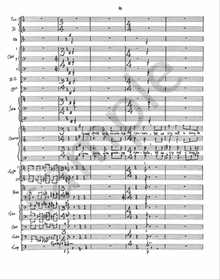 A Proclamation Choir scores gallery preview page 13