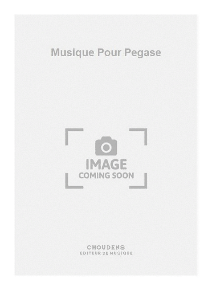 Musique Pour Pegase Musique Pour Pegase Clarinet Solo scores gallery preview page 1