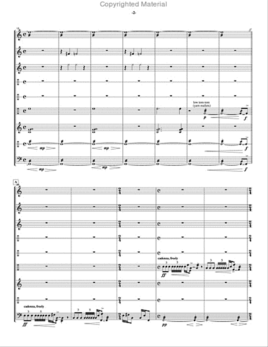 Overture for Percussion Percussion Ensemble scores gallery preview page 3
