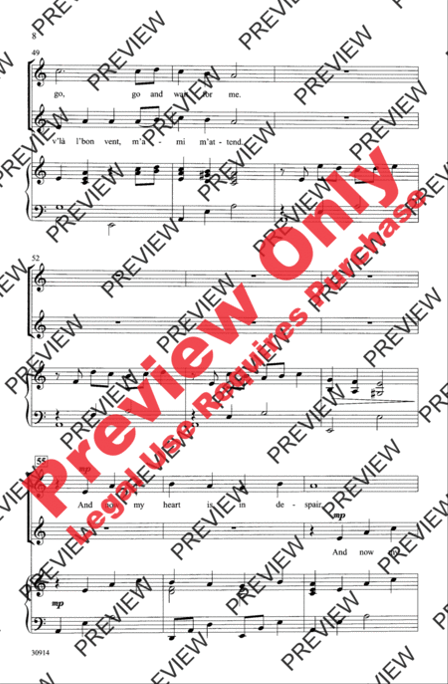 V'la l'Bon Vent V'la l'Bon Vent 2-Part scores gallery preview page 8