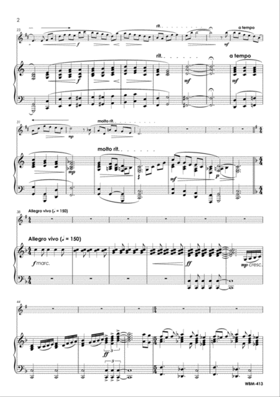 Artist Cor Trumpet Solo scores gallery preview page 3