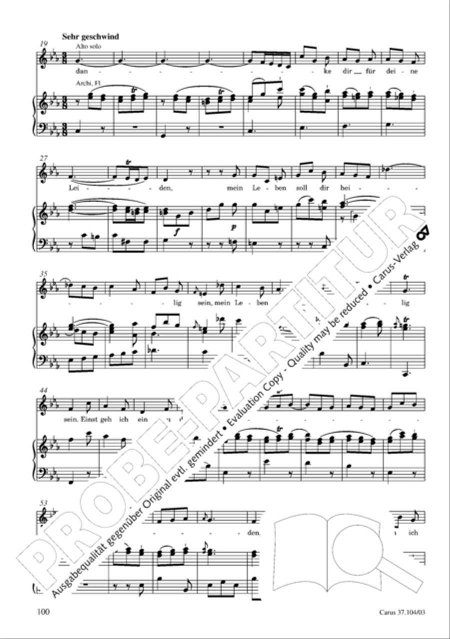 Ein Lammlein geht und tragt die Schuld 4-Part scores gallery preview page 101