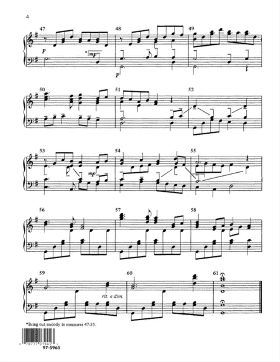In Bethlehem Lies Sleeping Handbell Choir scores gallery preview page 5