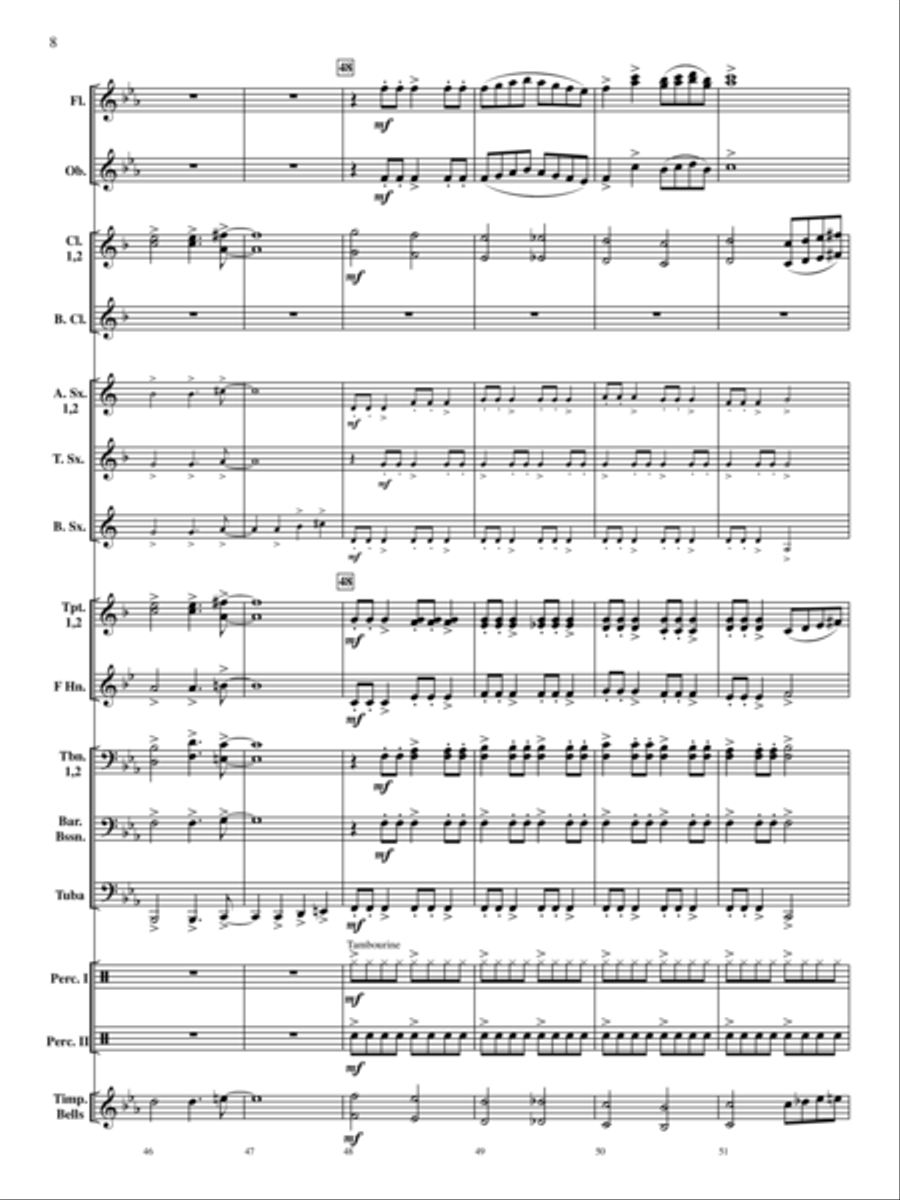 Rondo on a Modal Theme Rondo on a Modal Theme Concert Band scores gallery preview page 9