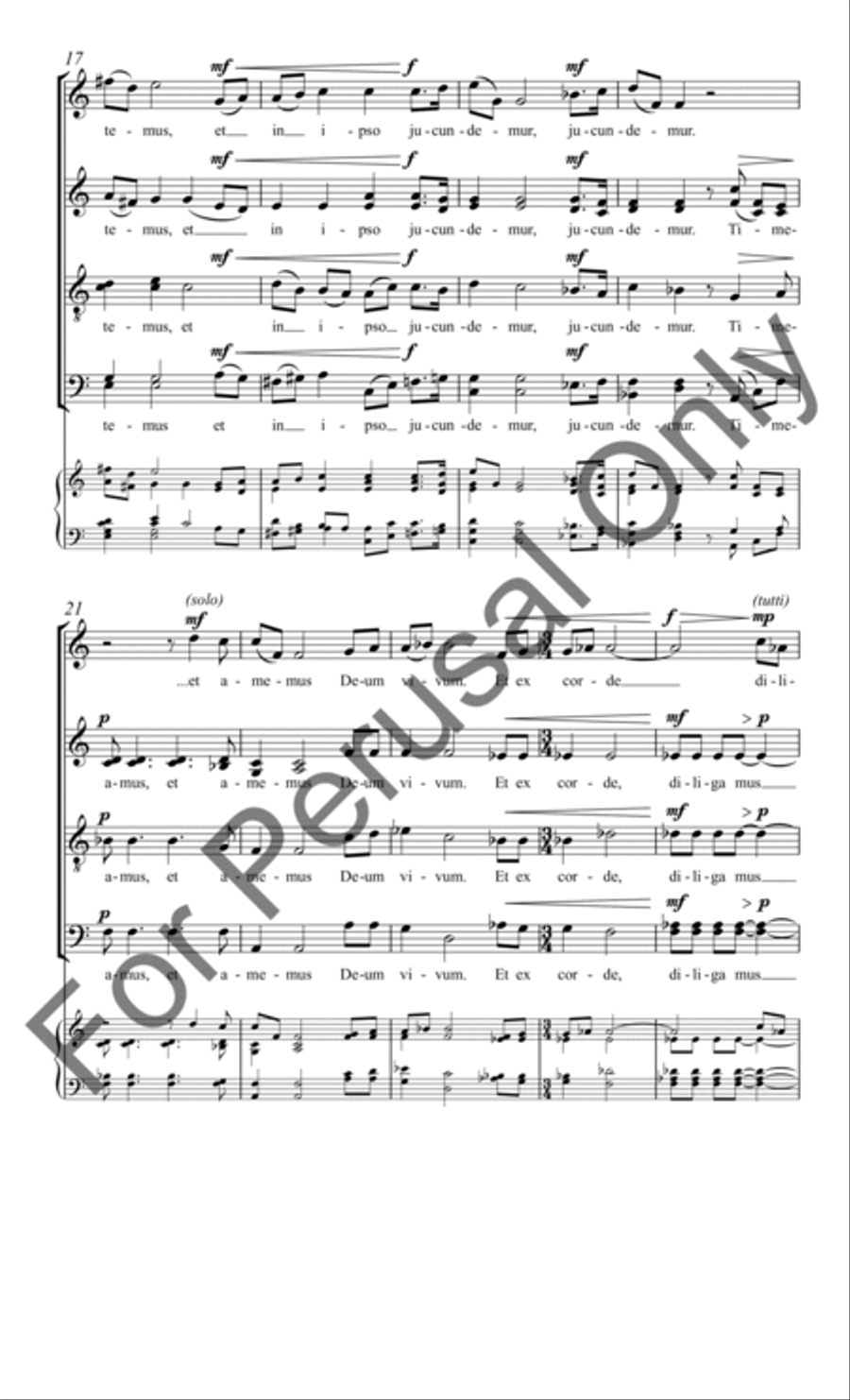 Ubi Caritas Ubi Caritas Divisi scores gallery preview page 4