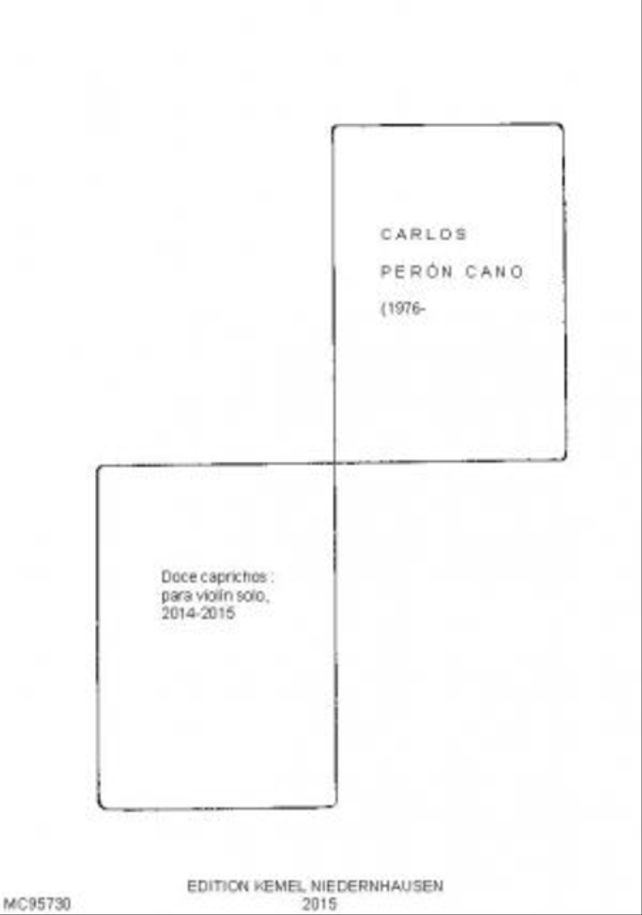 Doce caprichos Violin Solo scores gallery preview page 1