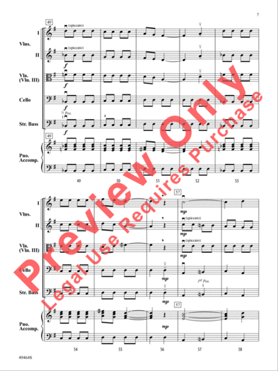 Spiccato Palooza! String Orchestra scores gallery preview page 8