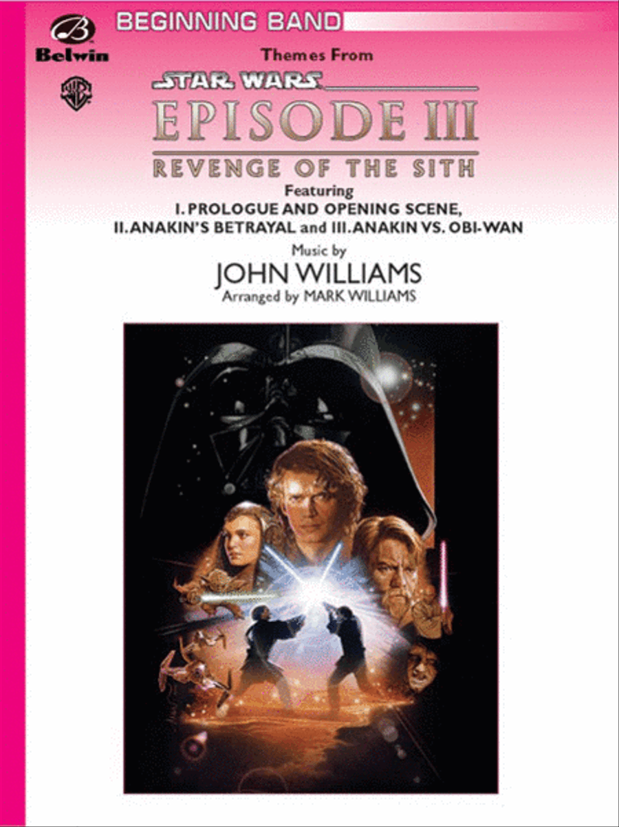 Themes from Star Wars: Episode III Revenge of the Sith Concert Band scores gallery preview page 1