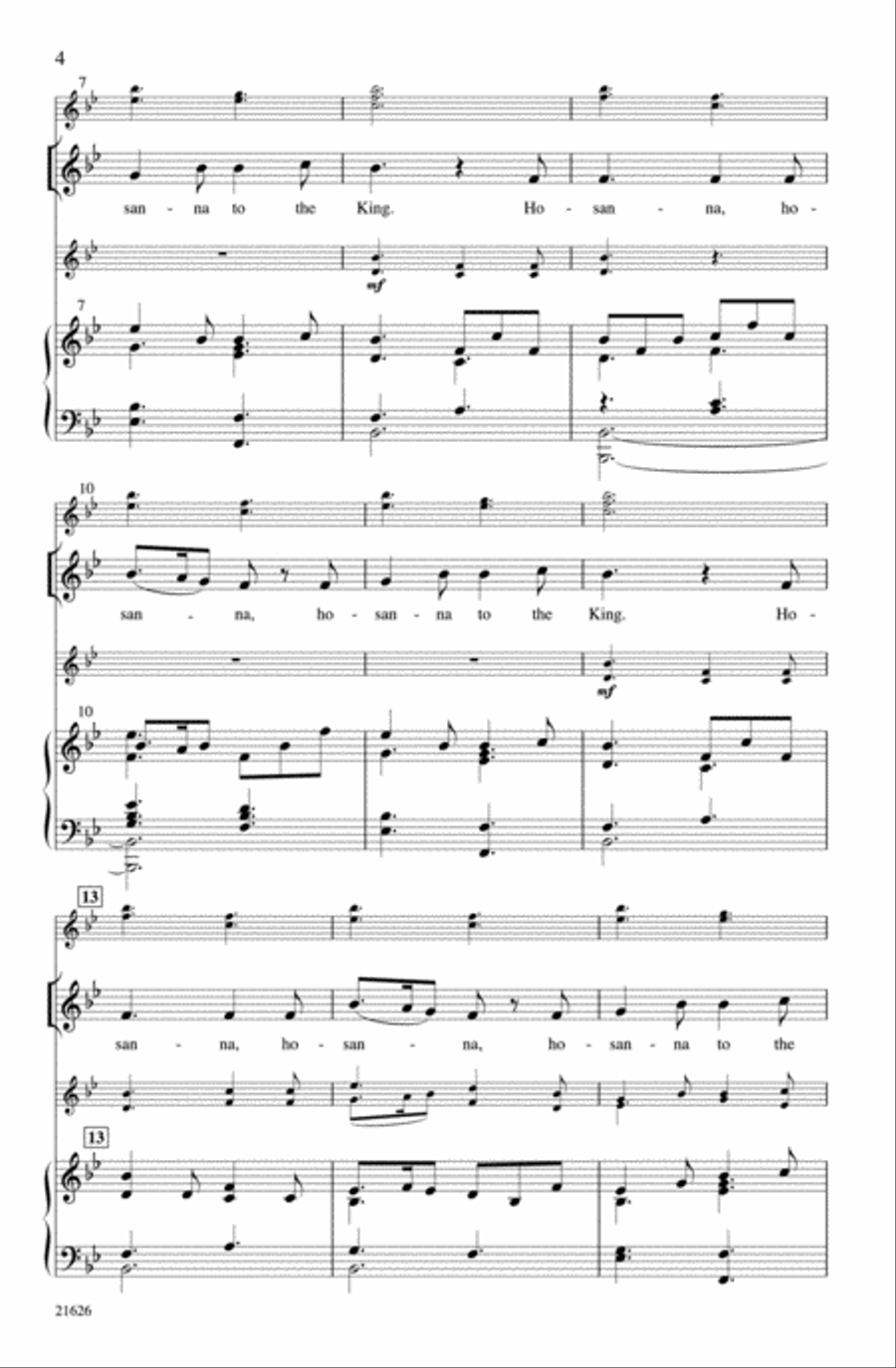 Amazing Love! 4-Part scores gallery preview page 3