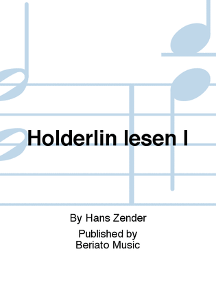 Holderlin lesen I