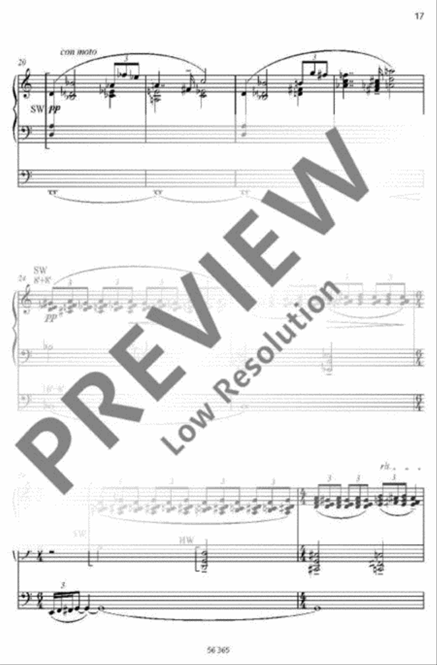 Monumentum 1914 Organ scores gallery preview page 17