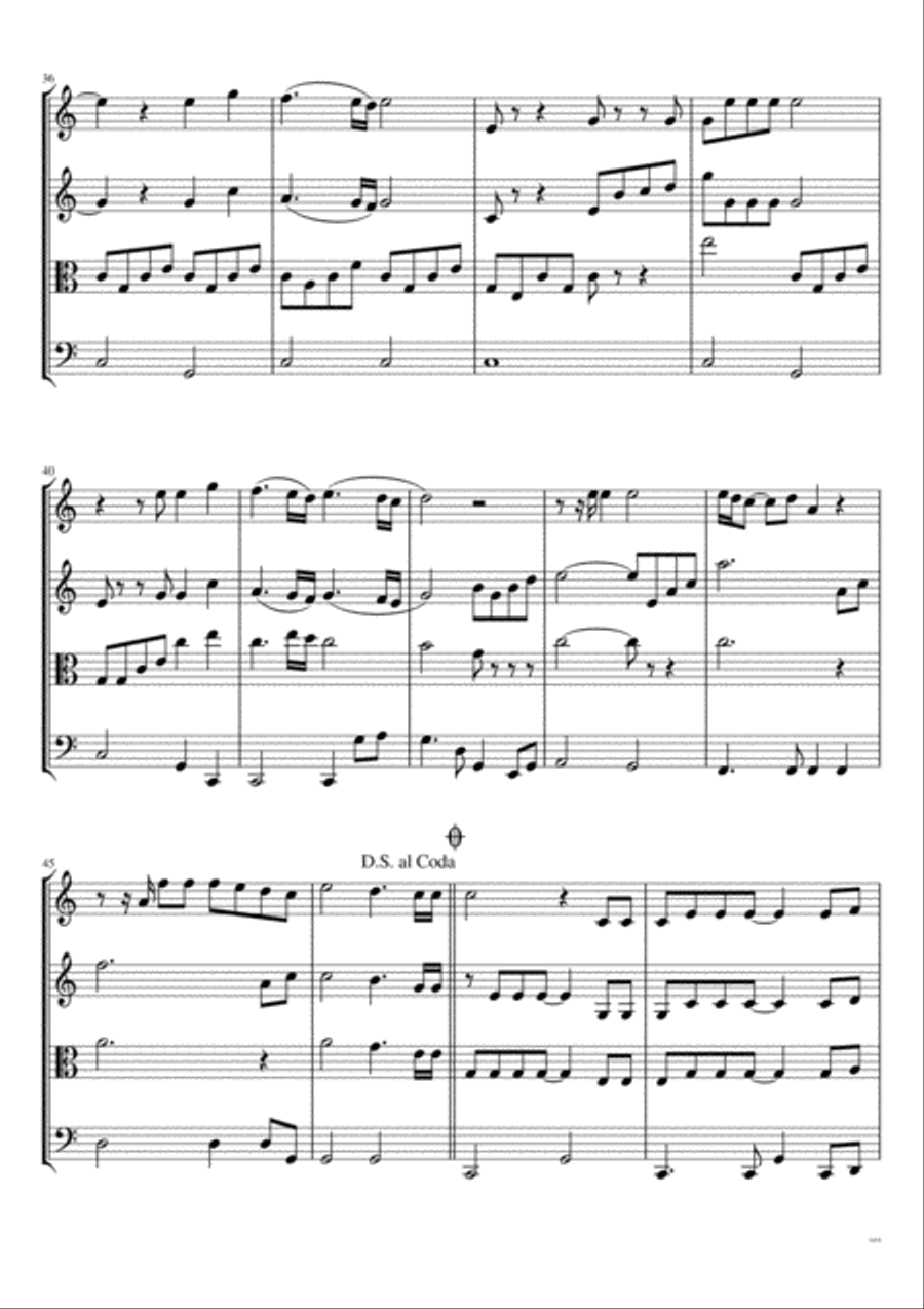 There's A New Kid In Town String Quartet scores gallery preview page 5