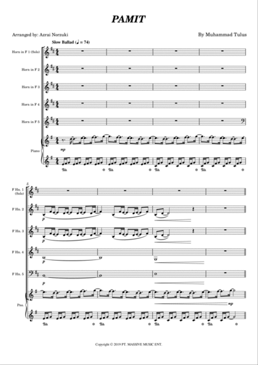 Pamit Horn scores gallery preview page 3
