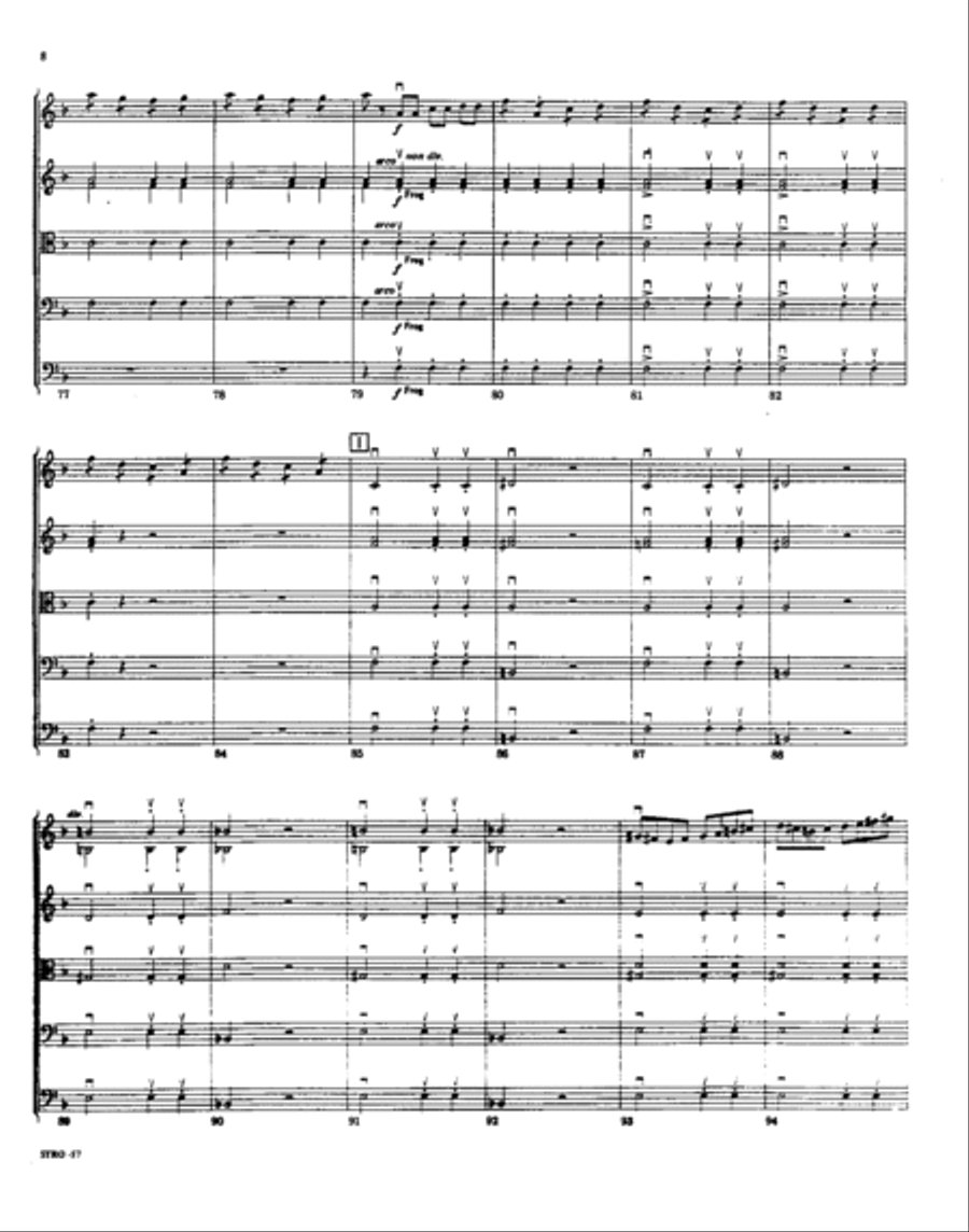 Russian Easter Overture, Op. 36 Orchestra scores gallery preview page 7