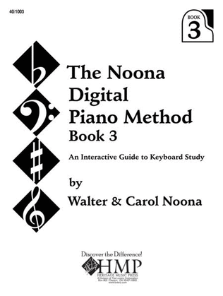 Book cover for Noona Digital Piano Method Book 3