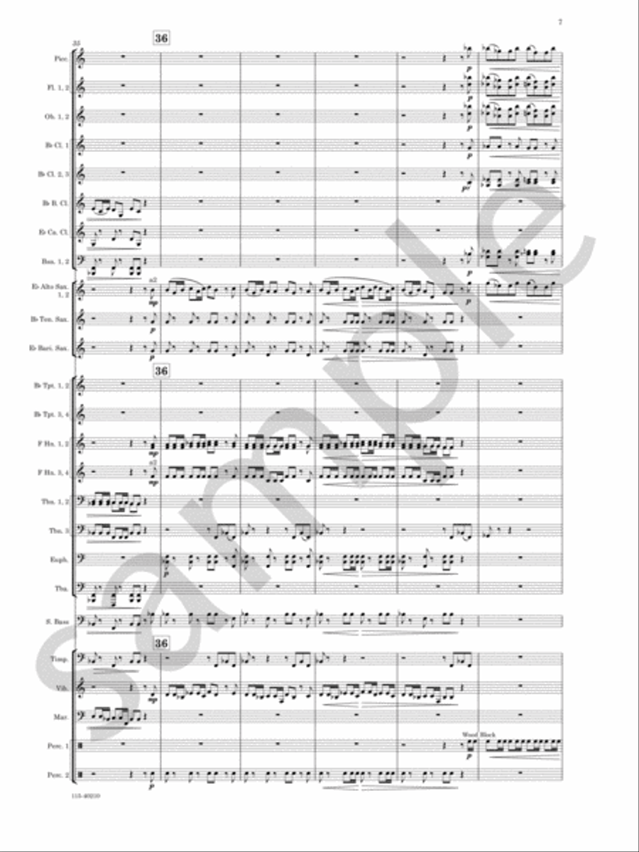 Grand Mesa Concert Band scores gallery preview page 8
