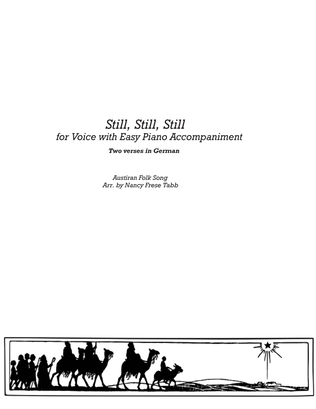 Book cover for Still, Still, Still arranged as a German Vocal Solo (2 vs.) with Easy Piano Accompaniment