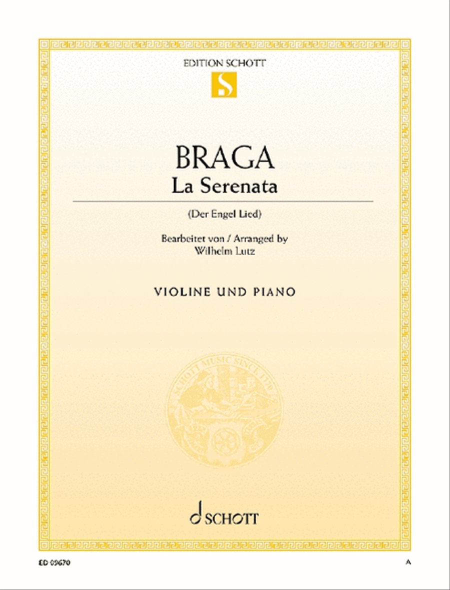 La Serenata G major Violin Solo scores gallery preview page 1