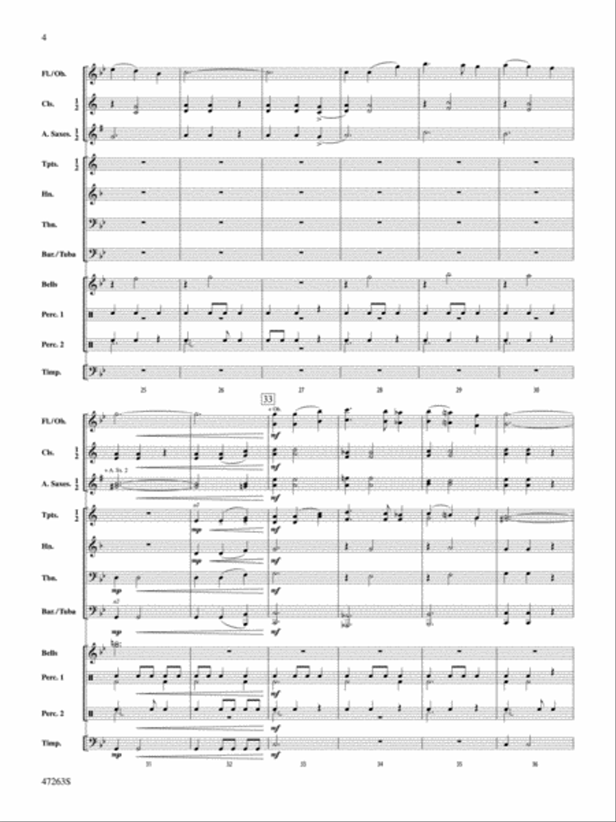 Galliard: Score Concert Band scores gallery preview page 4
