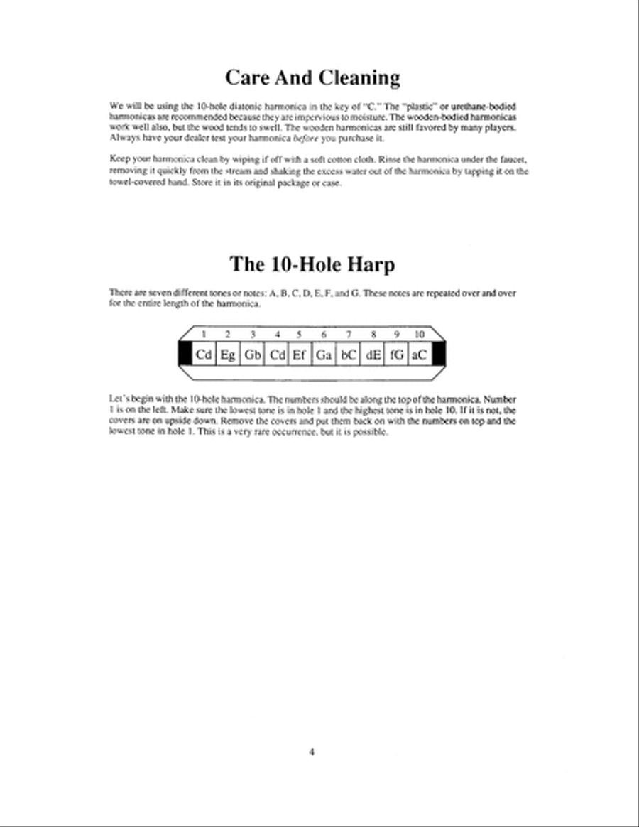 You Can Teach Yourself Blues Harp Harmonica scores gallery preview page 5