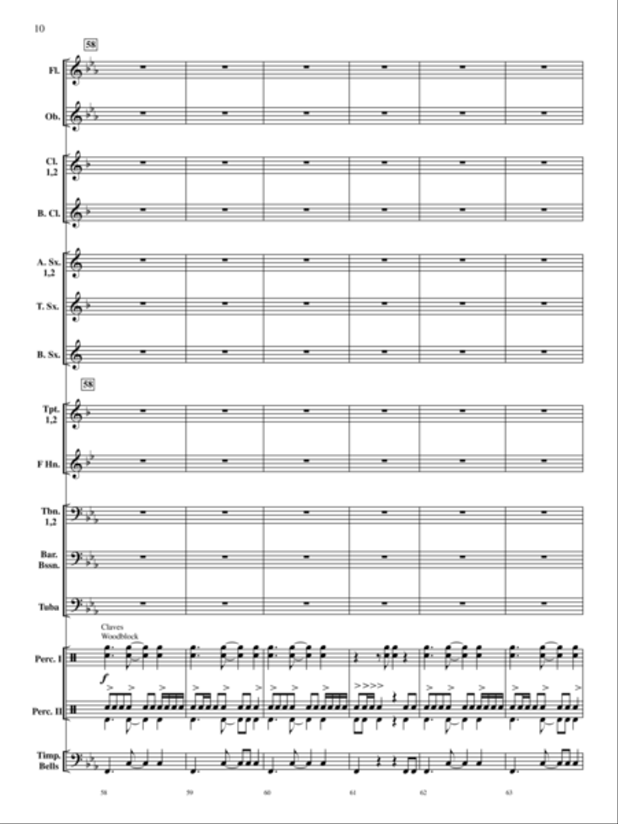 Rondo on a Modal Theme Rondo on a Modal Theme Concert Band scores gallery preview page 11