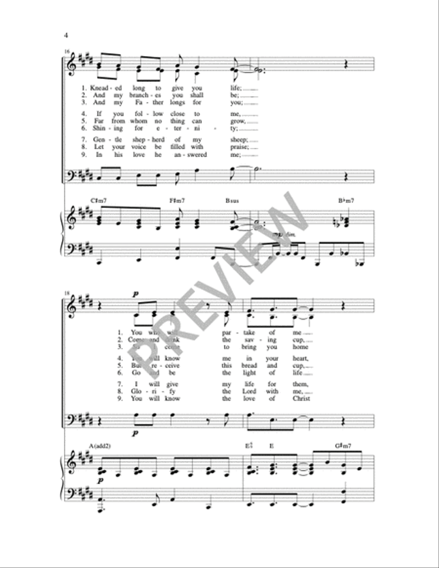 I Received the Living God 3-Part scores gallery preview page 9