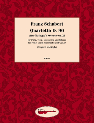 Book cover for Quartetto after Matiegka's Notturno