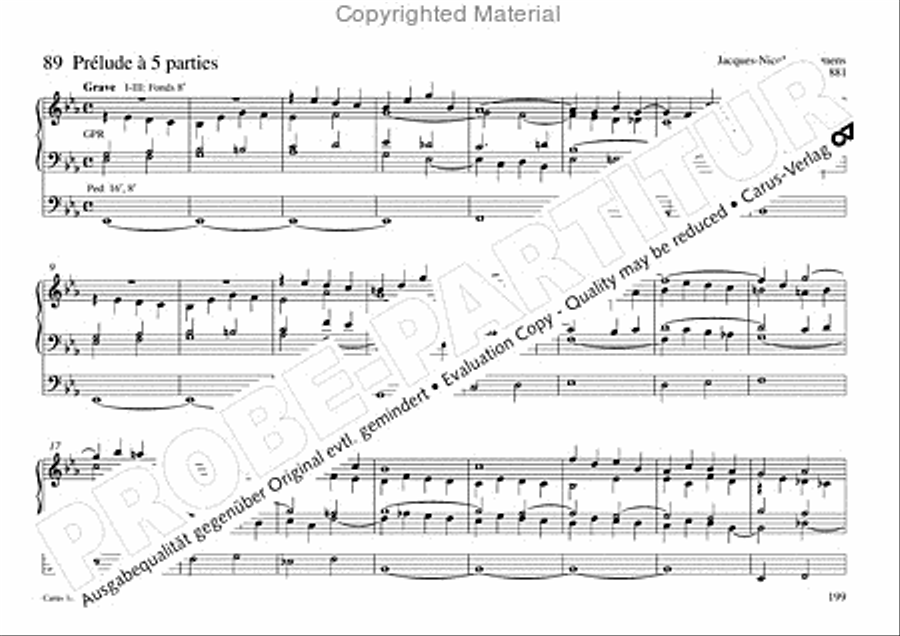 Freiburger Orgelbuch: Stammteil Organ Solo scores gallery preview page 200