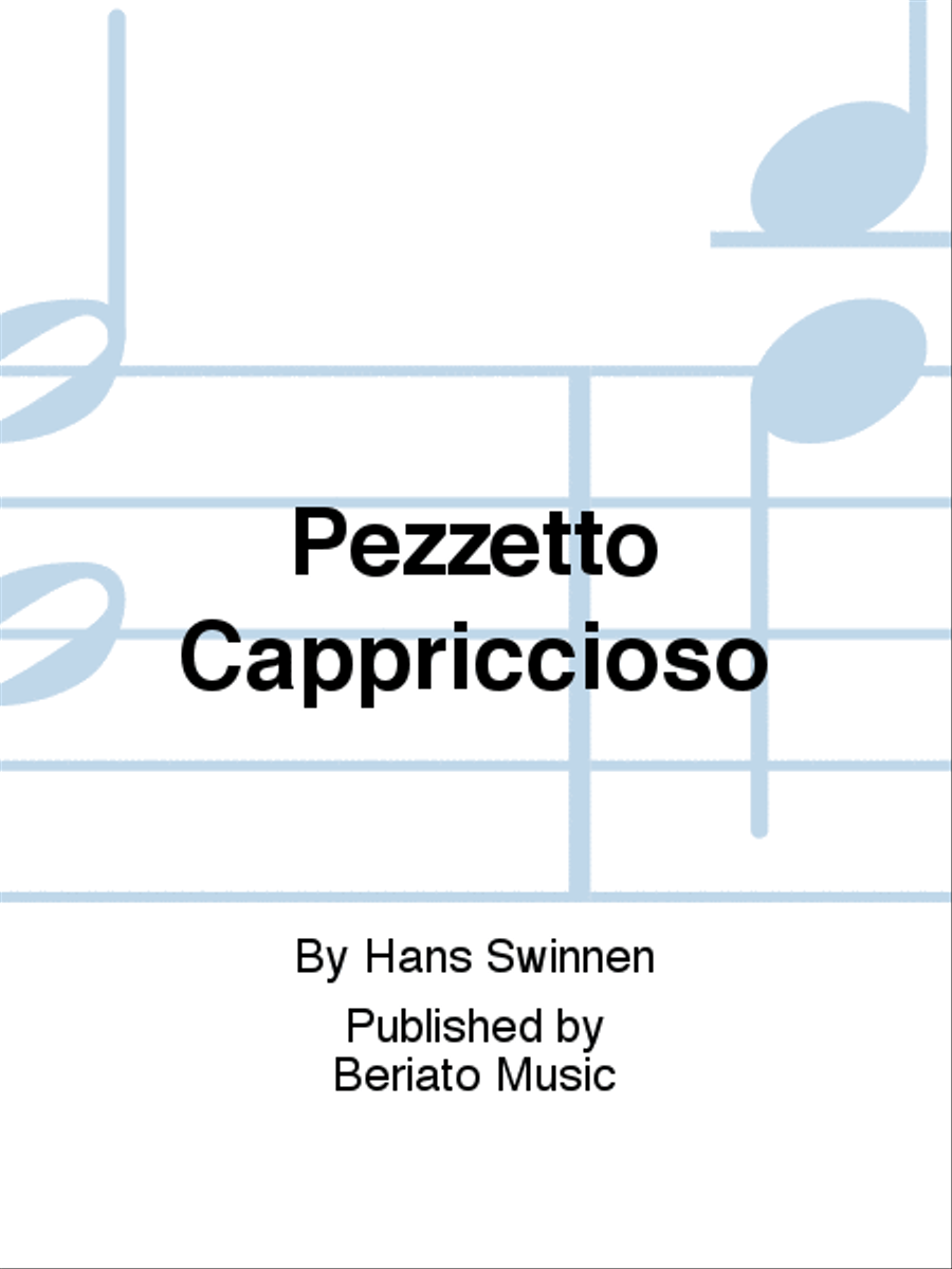 Pezzetto Cappriccioso Piano Accompaniment scores gallery preview page 1