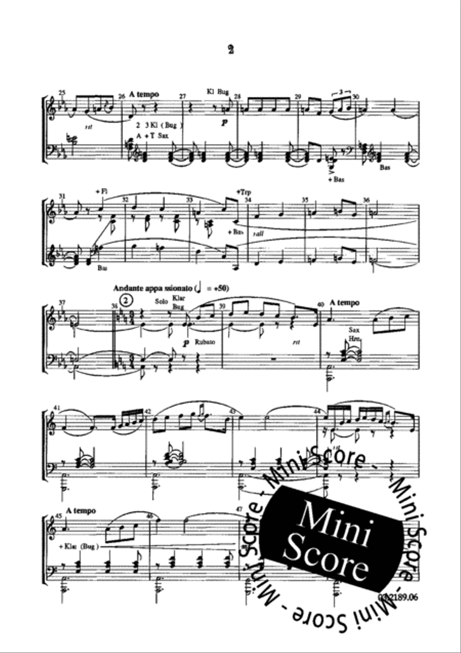 Puccini in Concert Concert Band scores gallery preview page 8
