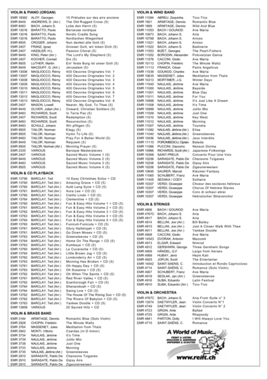 Play With Your Band Volume 4 Violin scores gallery preview page 8