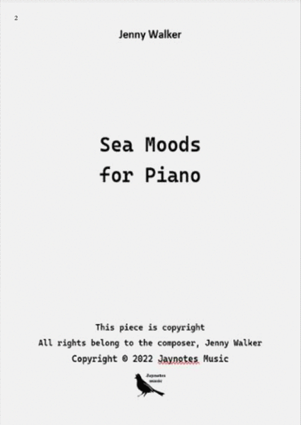Sea Moods for Piano: 1. Kites image number null