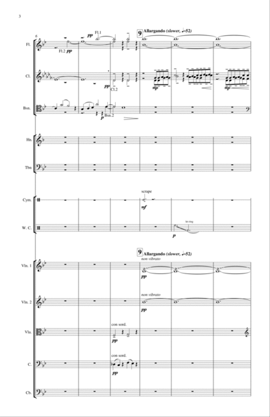 Orchestral Suite No.1 - Mvt. I Chamber Orchestra scores gallery preview page 4