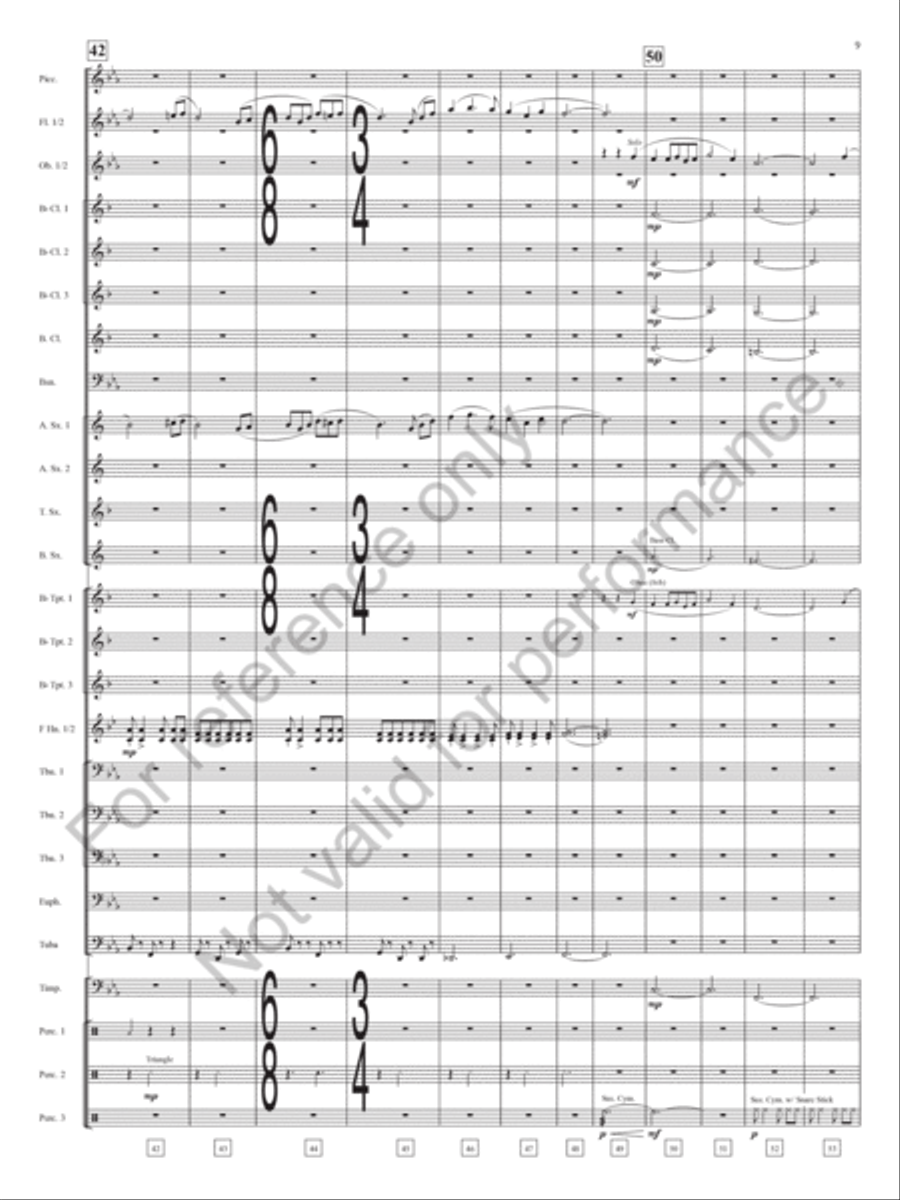 Keynote Address Concert Band scores gallery preview page 10