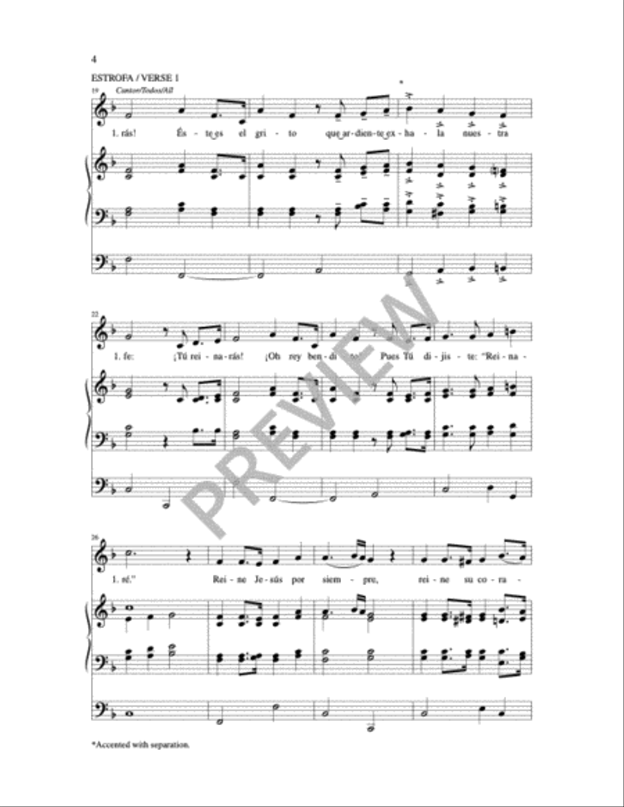 Tu Reinaras Tu Reinaras 4-Part scores gallery preview page 15