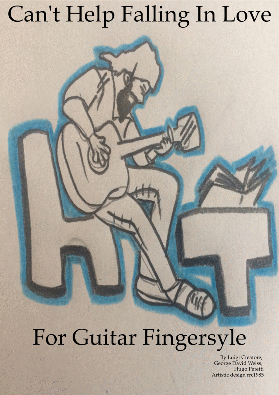 Can't Help Falling In Love Electric Guitar scores gallery preview page 1