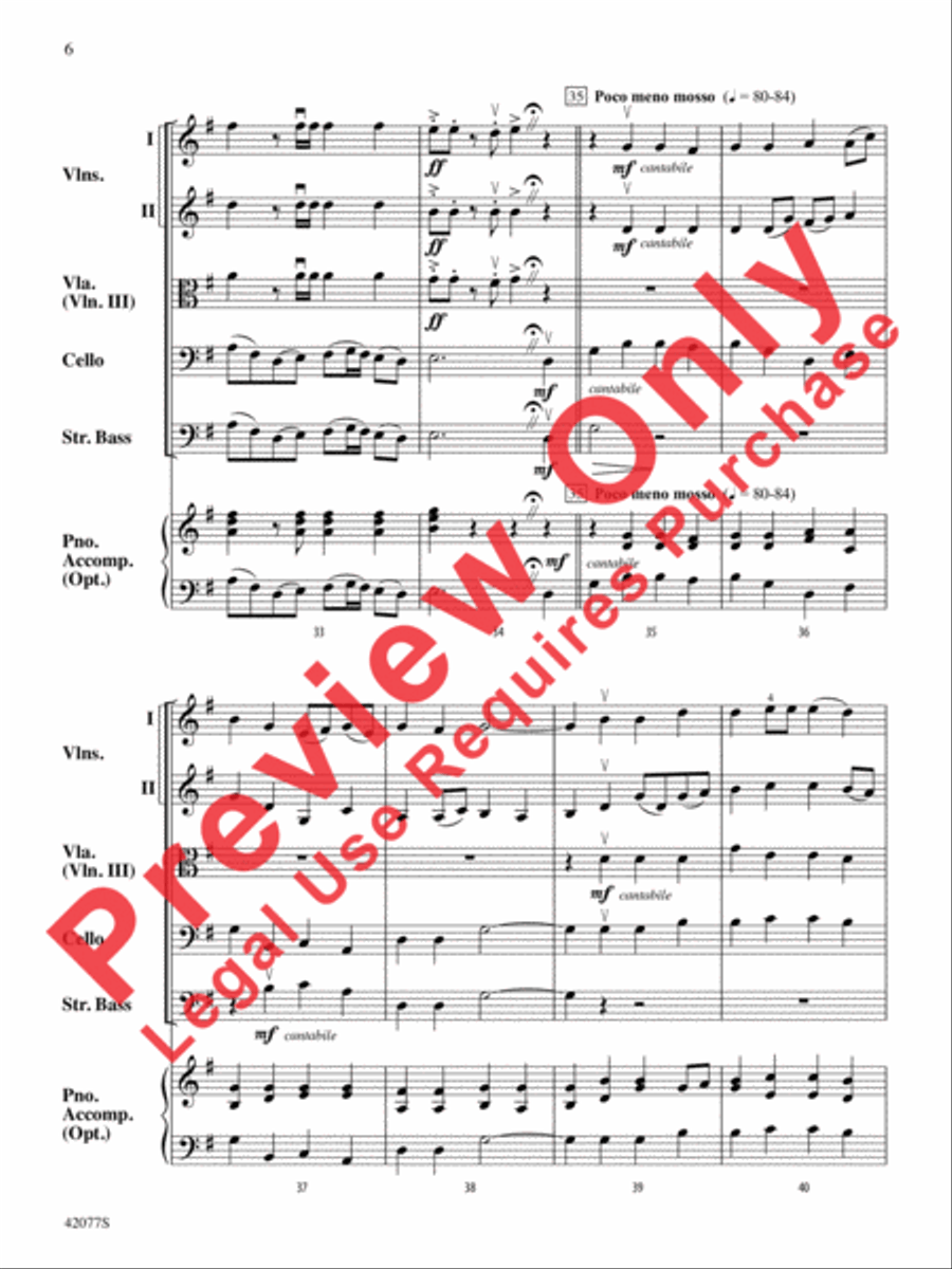 The Explorers String Orchestra scores gallery preview page 7