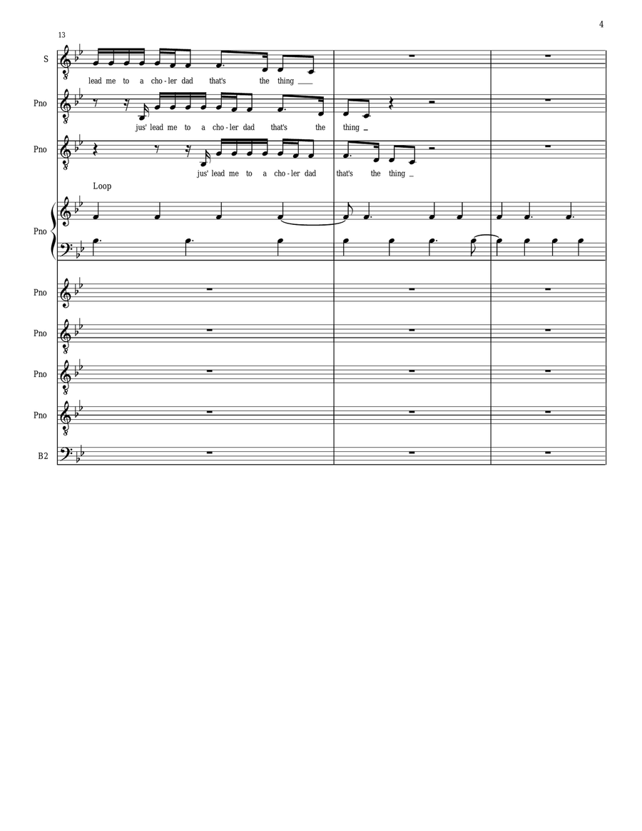 Heavenly Father A Cappella scores gallery preview page 4