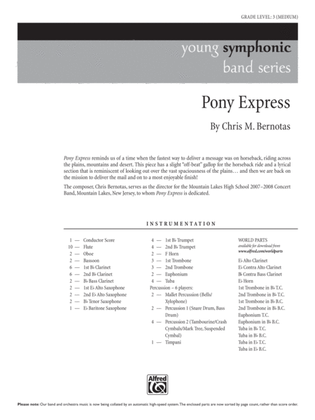 Pony Express: Score