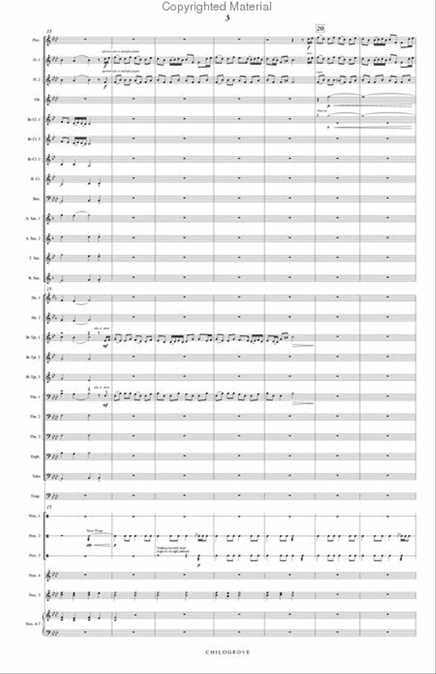 Childgrove Concert Band scores gallery preview page 4