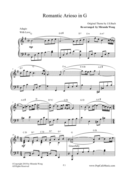 Romantic Arioso in G - Romantic Piano Music image number null