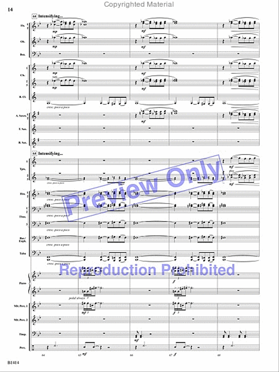Kindred Spirits Concert Band scores gallery preview page 29