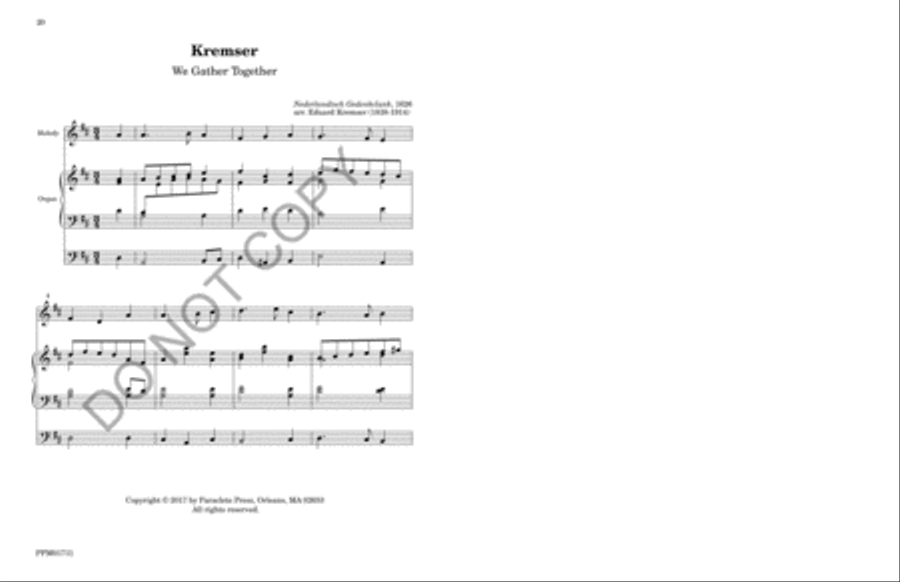 Twenty-five Organ Accompniments for Unison Hymn Singing Unison Choir scores gallery preview page 23