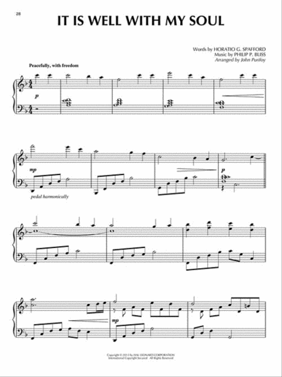 It Is Well It Is Well Piano Solo scores gallery preview page 7