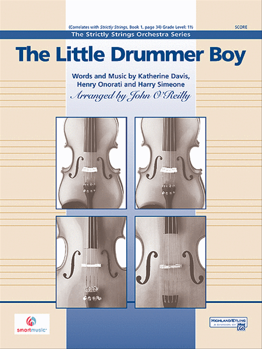 The Little Drummer Boy (score only) String Orchestra scores gallery preview page 1