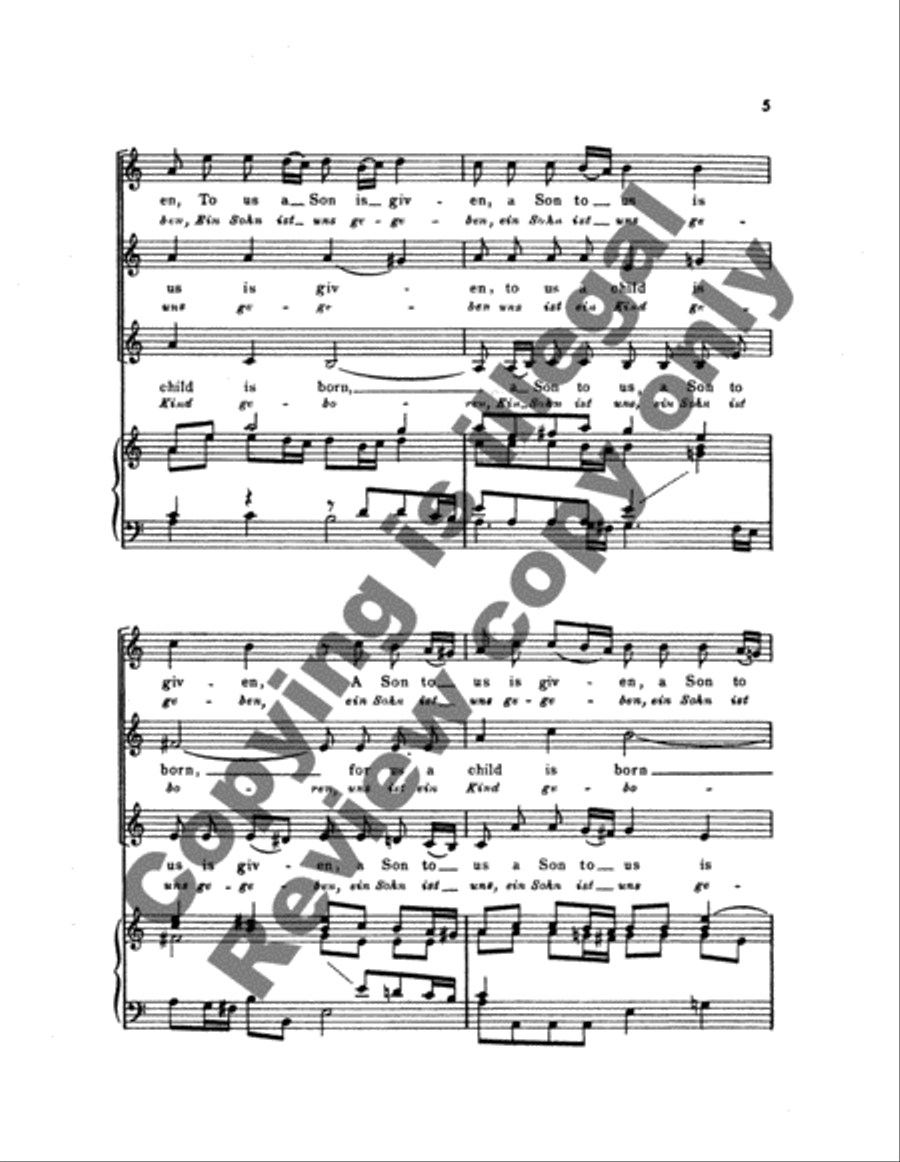 For Us a Child is Born (Choral Score) SSA scores gallery preview page 11