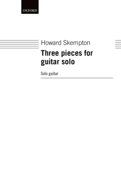 Three pieces for guitar solo
