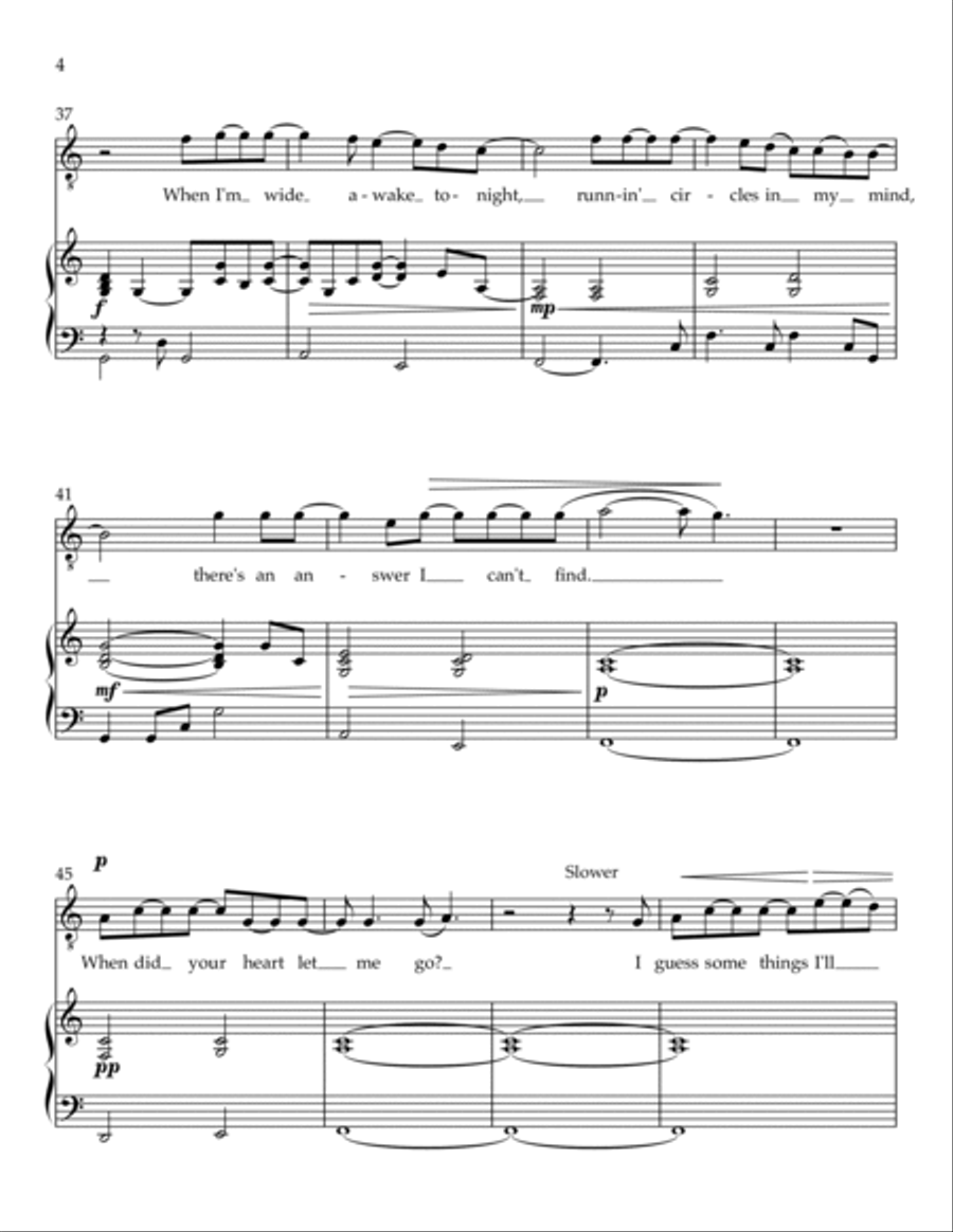 Some Things I'll Never Know Voice scores gallery preview page 4