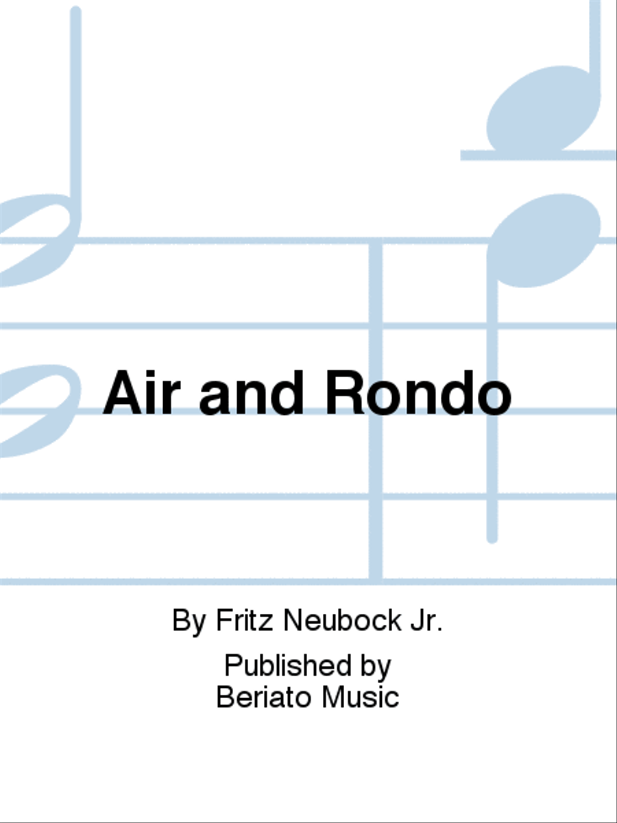 Air and Rondo Concert Band scores gallery preview page 1