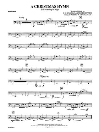 A Christmas Hymn: Bassoon
